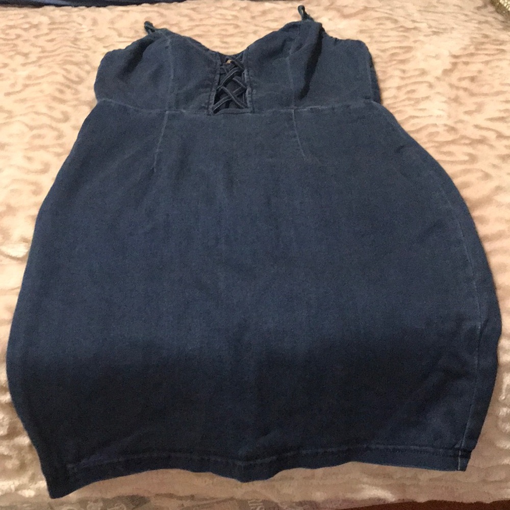 Little mini jean dress